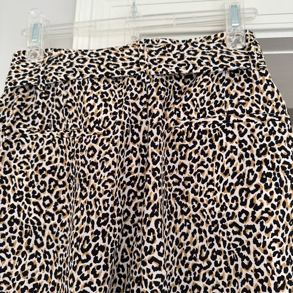 J Crew 100% silk capri pants with bow belt - Picture 4 of 8